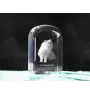 Chat de l'Himalaya - un cube en cristal avec une photo, une photo de chat dans le cristal, un presse-papiers cubique de la marque Art-Dog