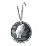 Chat de l'Himalaya - boule de Noël en cristal avec une photo, photo d'un chat dans le cristal, décoration personnalisée pour sapin de Noël de la marque Art-Dog