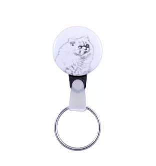 Chat de l'Himalaya - Porte-clés fait à la main avec l'image d'un chat, breloque pour sac, produit de la marque Art-Dog