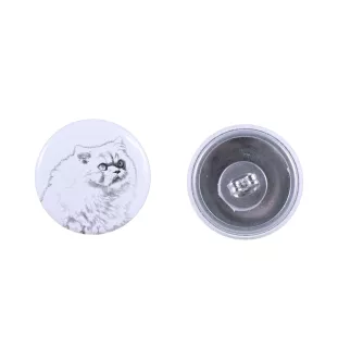 Chat de l'Himalaya - boucles d'oreilles avec votre chat bien-aimé, photo personnelle, accessoire parfait pour les amoureux des chats de la marque Art.-Dog