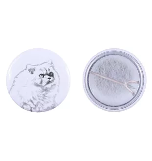 Himalayakatze Rucksack decoration, personalized badge, perfect gadget for animal lovers from the Art-Dog brand