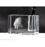 Himalajski penholder kryształowy z kotem Art-Dog