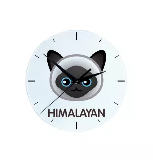 Himalayen - horloge MDF avec graphisme et logo de la marque Art-Dog