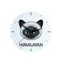 Himalayen - horloge MDF avec graphisme et logo de la marque Art-Dog