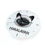 Himalayan - MDF clock with graphics and the Art-Dog brand name