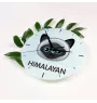 Himalayan - MDF clock with graphics and the Art-Dog brand name