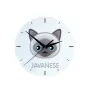 Javanais - horloge MDF avec graphisme et logo de la marque Art-Dog