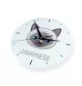 Javanese - MDF clock with graphics and the Art-Dog brand name
