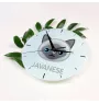 Javanais - horloge MDF avec graphisme et logo de la marque Art-Dog