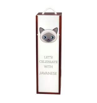 Javanese - wine box with graphics and the brand name Art-Dog