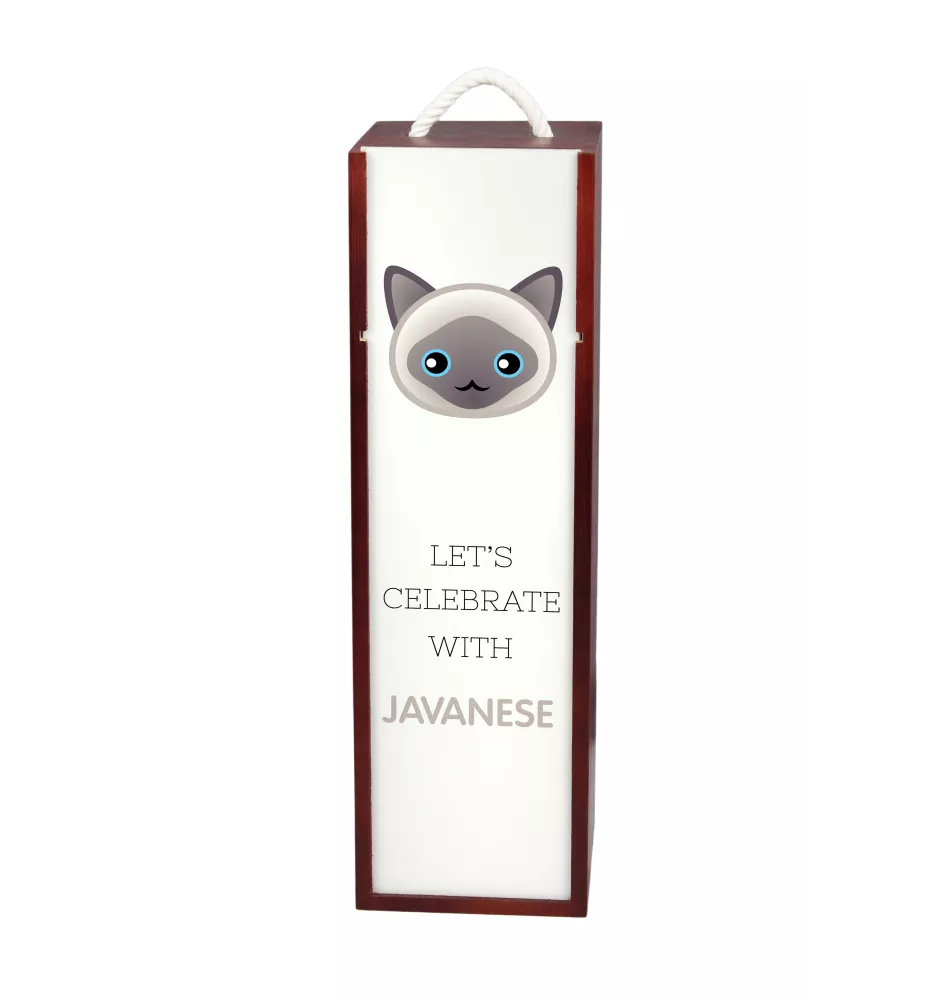 Javanese - wine box with graphics and the brand name Art-Dog