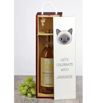 Jawajski pudło na wino z kotem Art-Dog
