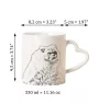Himalayan Tasse mit Katze, entzückende Tasse mit herzförmigem Henkel, universelles Geschenk der Marke Art-Dog