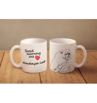 Himalajski kubek z kotem good morning Art-Dog