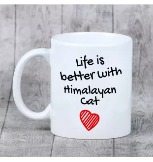 Himalajski kubek z kotem life is better Art-Dog