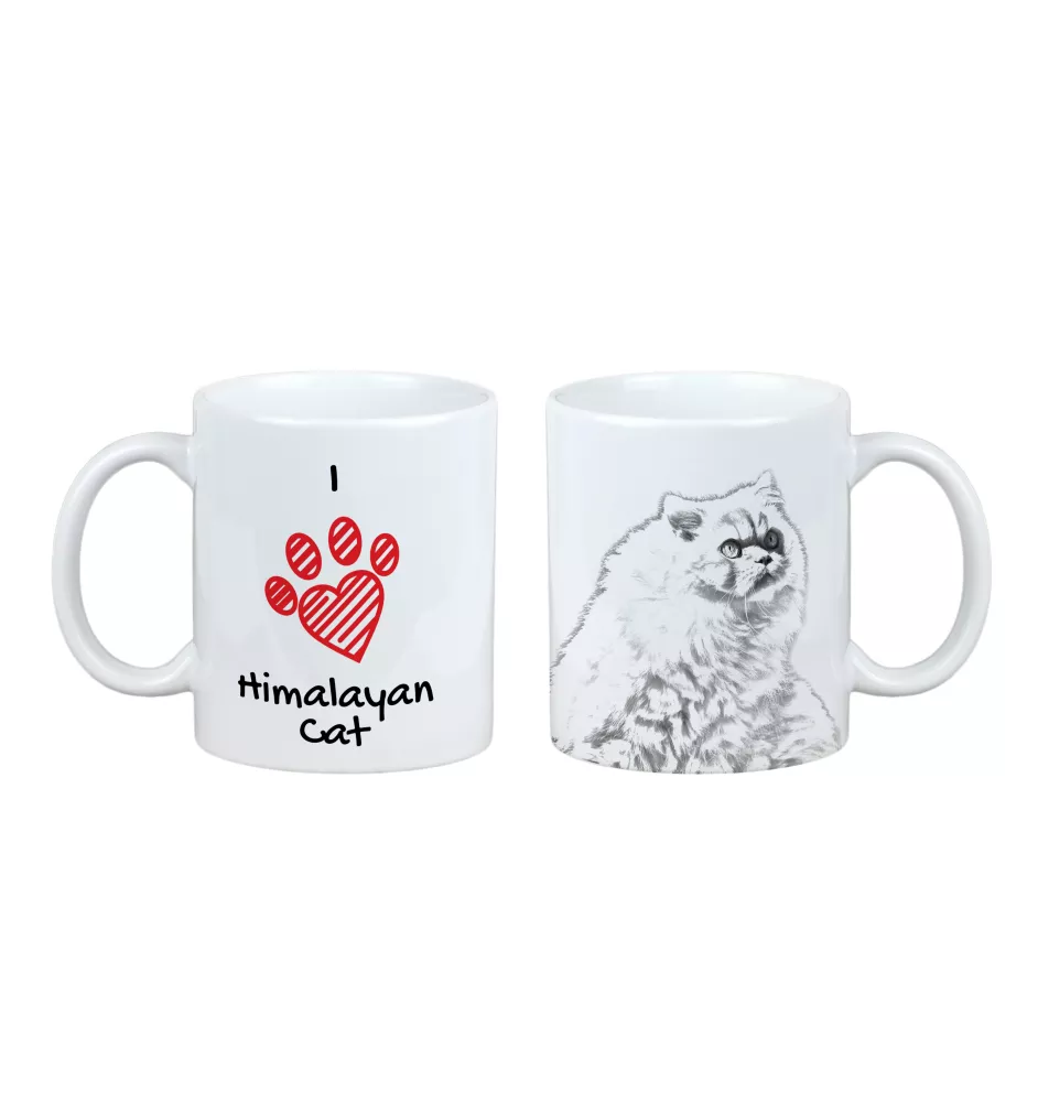 Himalayan - Tasse mit Katze, entzückende Tasse mit Grafik, Geschenk mit Ihrem Foto von der Marke Art-Dog