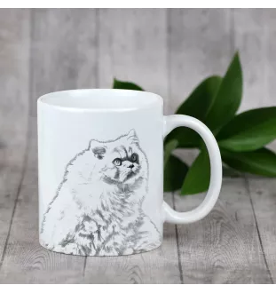 Himalayen - tasse avec un chat, une tasse adorable avec une illustration, un cadeau avec votre photo de la marque Art-Dog