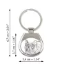 Korat Cat - keychain with a cat, keychain with a print, personalized pendant from the Art-Dog brand