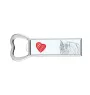 Korat Cat - bottle opener with a cat, personalized fridge opener, unique gift for men by Art-Dog brand