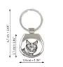 Kurilianer Bobtail - Schlüsselanhänger mit Katze, Anhänger mit Aufdruck, personalisierter Anhänger der Marke Art-Dog