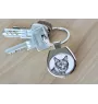 Bobtail kurilien - porte-clés avec un chat, porte-clés imprimé, breloque personnalisée de la marque Art-Dog