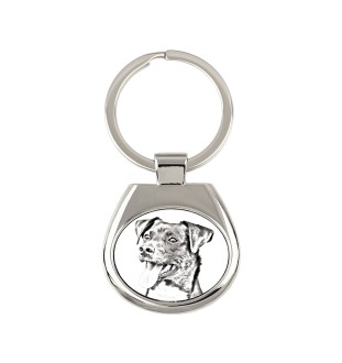 Danish-Swedish Farmdog - keychain with a dog, keychain with a print, personalized pendant from the Art-Dog brand