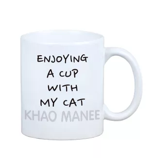 Khao Manee - tasse avec graphisme et logo de la marque Art-Dog