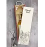 Korat Cat - wine box with a cat, alcohol box with graphics, personalized gift box from the Art-Dog brand