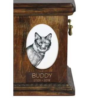 Kurylski bobtail płyta nagrobna ze zdjęciem kota Art-Dog