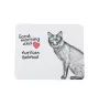 Kurilian bobtail - mouse pad with print, personalized cat pad, unique gadget for an office worker from the Art-Dog brand
