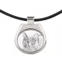 Korat Cat - cat necklace, personalized pendant with a photo, unique necklace for women and men by Art-Dog brand