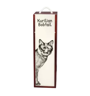 Kurylski bobtail pudełko na wino z kotem Art-Dog