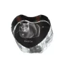Korat Cat - crystal clock with a picture of a cat, heart-shaped shelf clock, personalized standing clock by Art-Dog brand