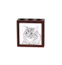 Kurilian bobtail à poil long - porte-stylo avec un chat, organiseur de bureau avec impression, décoration de bureau personnalisée de la marque Art-Dog
