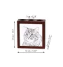 Kurilian bobtail à poil long - porte-stylo avec un chat, organiseur de bureau avec impression, décoration de bureau personnalisée de la marque Art-Dog