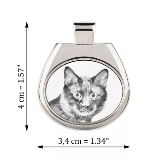 Kurylski bobtail zawieszka naszyjnik z kotem Art-Dog