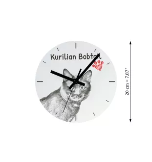 Kurylski bobtail zegar ze zdjęciem z konia Art-Dog