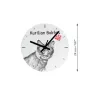 Kurilianer Bobtail - Wanduhr mit Katze, Regal Uhr mit Druck, personalisierte Hausdekoration von Art-Dog.