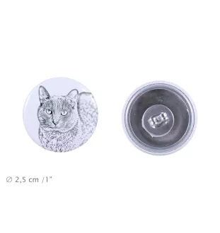 Korat Katze - Ohrringe mit geliebter Katze, eigenes Foto, perfektes Accessoire für Katzenliebhaber von der Marke Art.-Dog