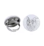 Chat Korat - une bague unique, faite à la main, bijoux pour femmes de la marque Art-Dog