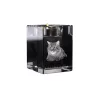 Kurylski bobtail długowłosy świecznik kryształowy z kotem Art-Dog