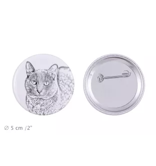 Korat Katze - Sammlung von einzigartigen Magneten, eigenes Foto, Marke Art-Dog