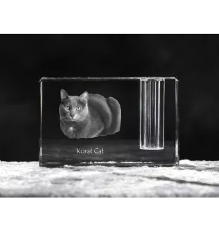 Korat penholder kryształowy z kotem Art-Dog