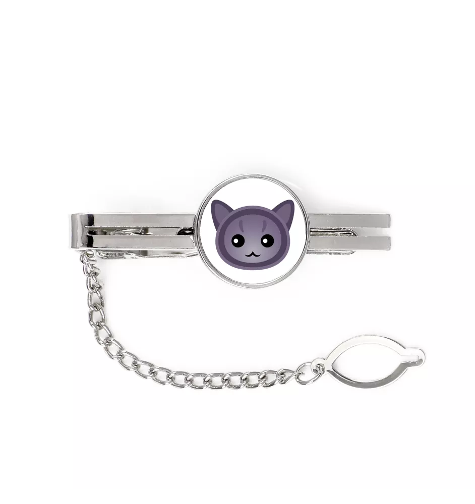 Korat - elegant metal keychain as a gift from Art-Dog brand