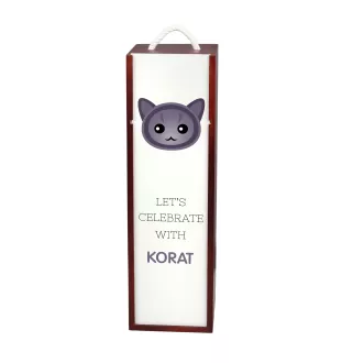 Korat - wine box with graphics and the brand name Art-Dog