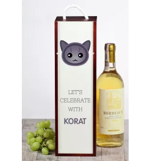 Korat - Weinkiste mit Grafik und Aufschrift der Marke Art-Dog