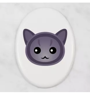 Korat płyta nagrobna z kotem Art-Dog