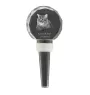 Kurilian bobtail à poil long - Bouchon de bouteille en cristal avec chat, bouchon de vin unique avec photo, cadeau personnalisé pour sommelier par la marque Art-Dog