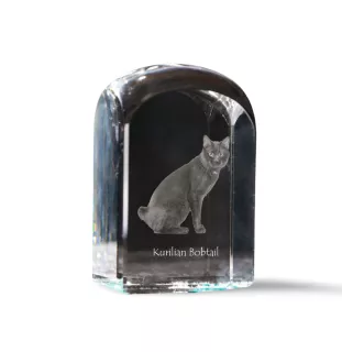 Kurylski bobtail kryształ pieczątka z kotem Art-Dog
