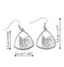 Chat Korat - boucles d'oreilles avec un chat, boucles d'oreilles pendantes avec une image, bijoux personnalisés avec l'impression de la marque Art-Dog
